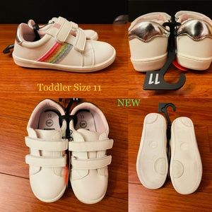 Glitter Rainbow Hook & Loop Shoes